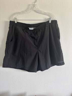 Columbia PFG Nylon Swim Trunks  Black Mens Omni-Shade size XL